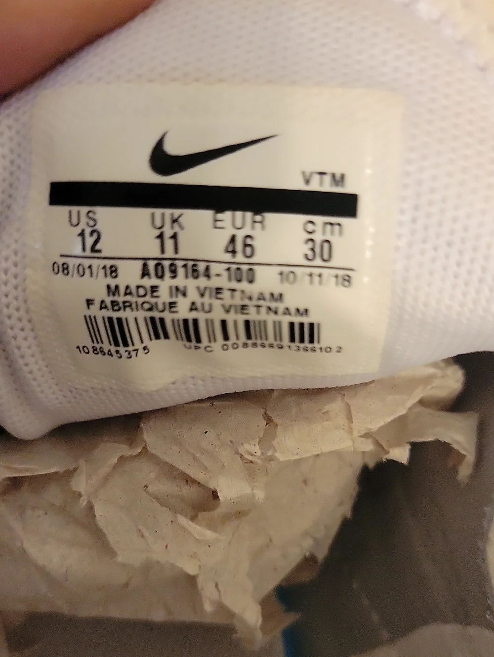 Air Max 270 SE Size 12 Used W/box